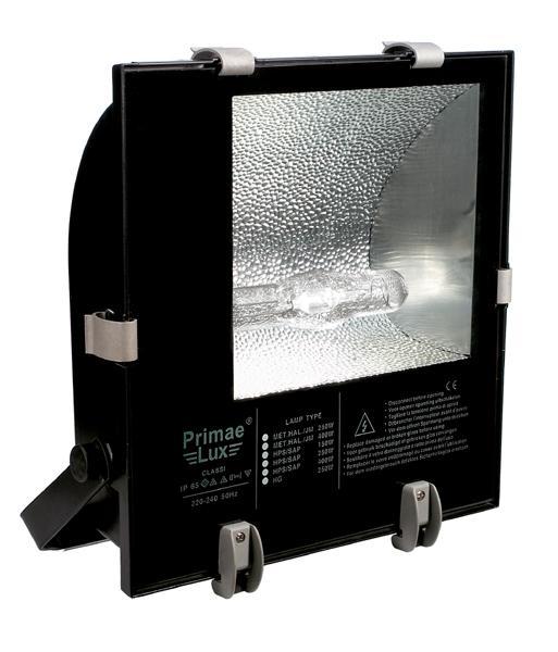 Primaelux 400w gasontladingslamp compleet met lampje en 15 meter snoer met stekker